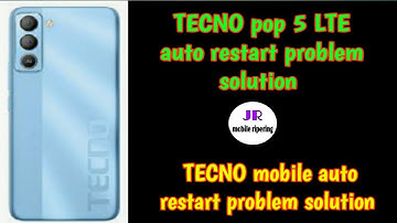 TECNO pop 5 LTE auto restart problem solution | TECNO mobile auto restart problem solution