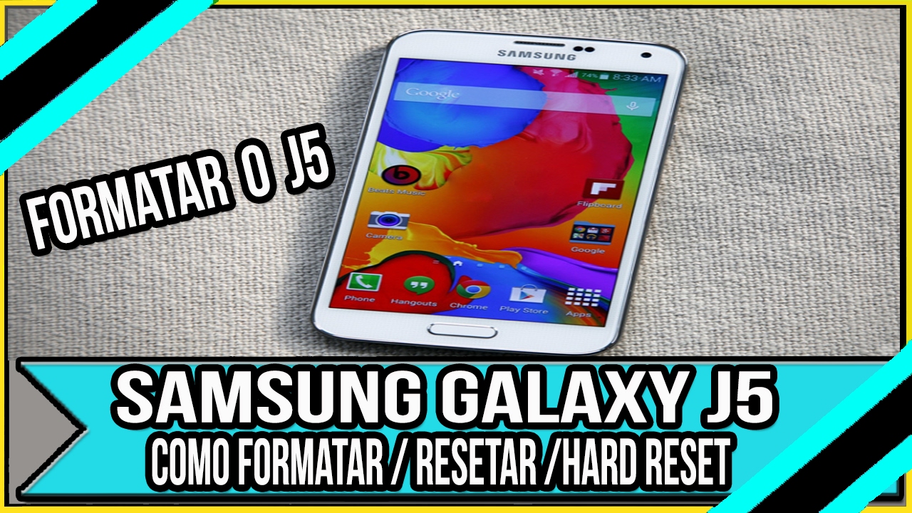 Como Formatar Resetar Tirar Senha Samsung Galaxy J5 Hard Reset 