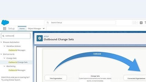 Salesforce Change Sets: 101.3 Upload Outbound in Lightning