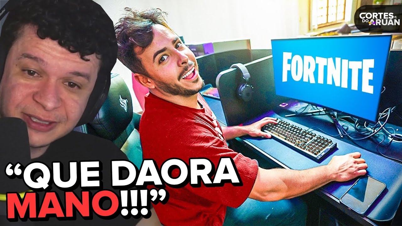 ARUAN REAGE: DEI DE PRESENTE UM PC GAMER PRO RENATO GARCIA ! 🎁 (LEO DA HORNET) - Cortes do Aruan