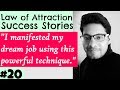 MANIFESTATION #20: Attracted Dream Job using Powerful Technique - Law of Attraction Success Series