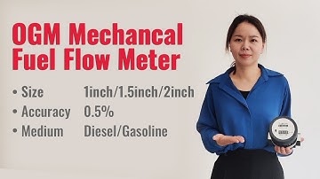 OGM Mechanical Oval Gear Flow Meter for Diesel Kerosene Gasoline