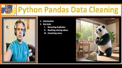 54. Python Pandas Data Cleaning| drop duplicates| dropna | fillna