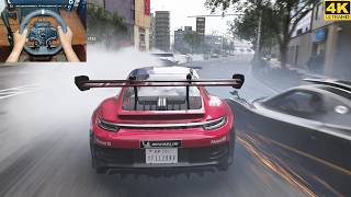 Porsche 911 GT3 RS vs Extreme Track Toys on Unbeatable Difficulty! | Forza Horizon 6 | Moza R3 screenshot 2