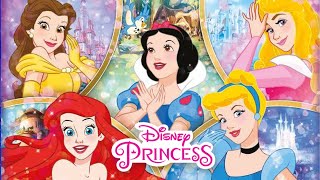 Coloring PRINCESS DISNEY Ariel Cinderella Auurora Snow White Belle