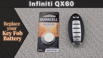 Replace an Infiniti QX60 2014-2019 Key Fob Battery