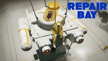 Sci-Fi Concept Art Workflow: Repair Bay