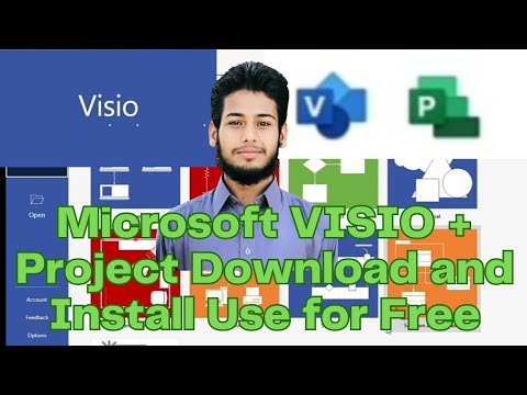 How To Download u0026 Install Microsoft Visio + Project  Visio 2019 - Visio 2021 Professional Pro