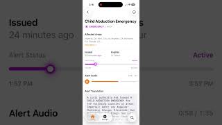 California Amber Alert - September 6, 2026 No EAS