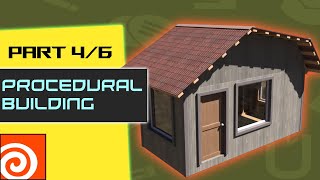 Procedural building Houdini tutorial part 4/6 - Door/window creation