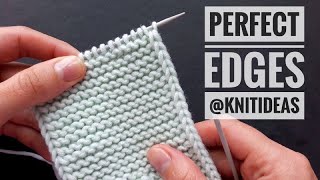 How to knit beautiful edges!