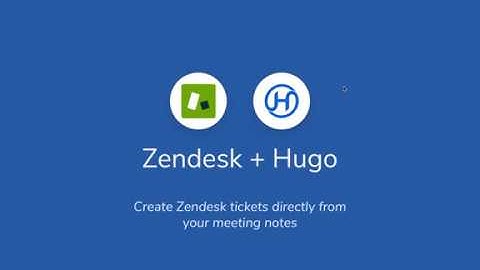 Integration demo Zendesk