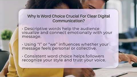 Why Is Word Choice Crucial For Clear Digital Communication? - Everyday-Networking