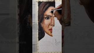 You won’t believe this is pencil! ✍️ | Kalyani Priyadarshan Art | Lokah Part 1 #Shorts