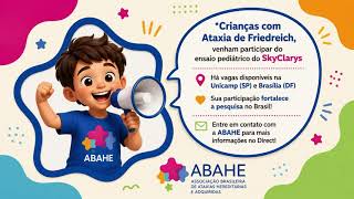 Ataxia de Friedreich: pesquisas com crianças 
