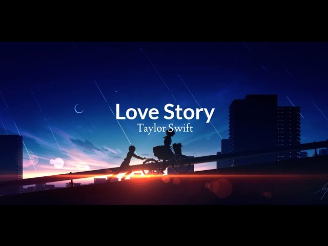 Love Story - Taylor Swift [Speed Up]| (Lyrics) class=