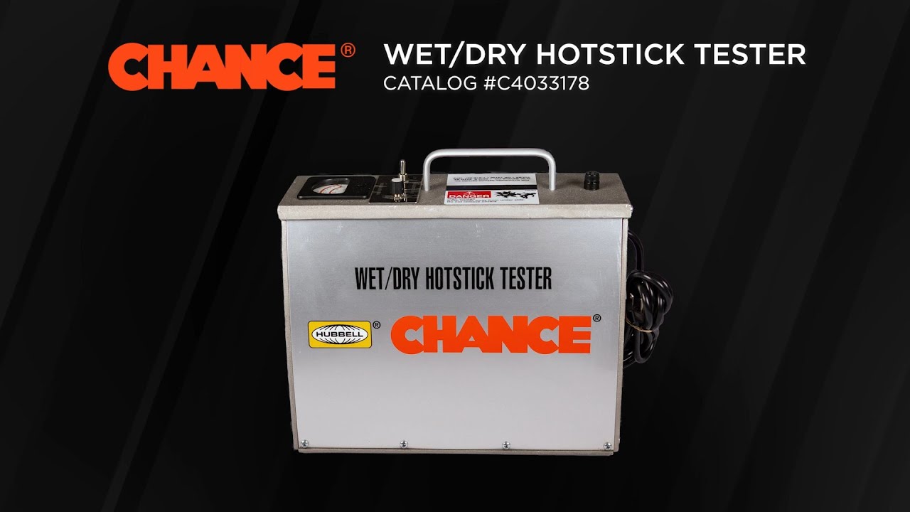 HUBBELL | CHANCE® Wet/Dry Hotstick Tester - YouTube
