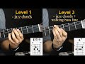 3 levels of "Autumn Leaves" chord progression