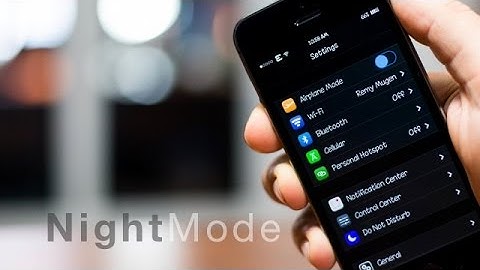 iOS 7 Cydia Tweaks - Nightmode (System Wide Darkened UI)