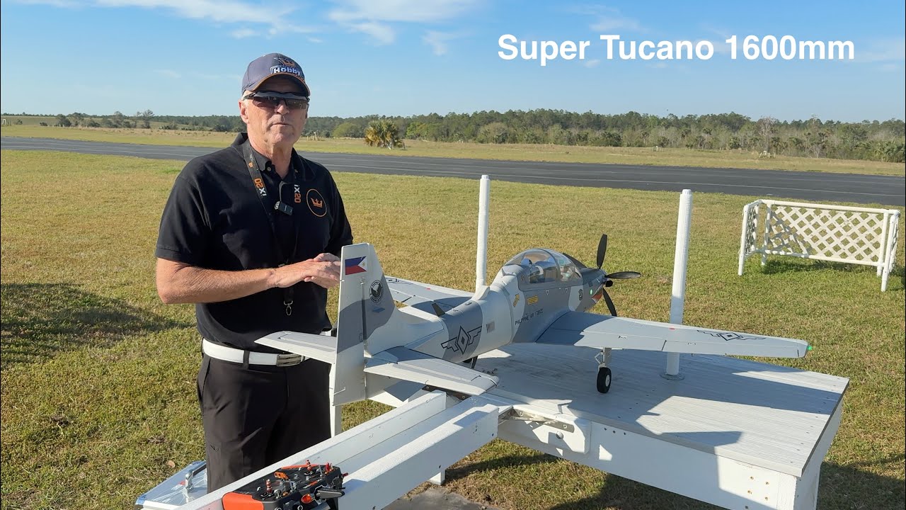 Michael Wargo Flies the Avios (PNF) Super Tucano w/Retracts, Flaps & LED Lights EPO 1600mm