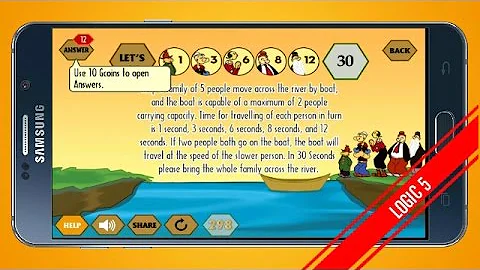 River Crossing IQ Logic 5 answer