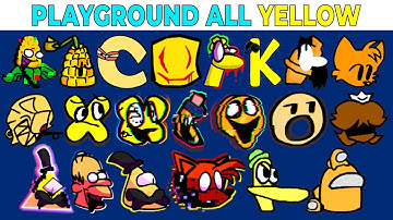 FNF Character Test | Gameplay VS My Playground | ALL Yellow Test #4