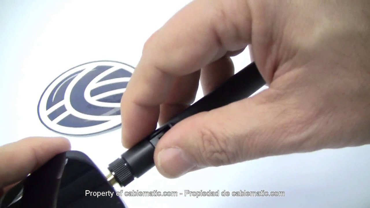 Adaptador WIFI USB 2.0 de 150Mbps 802.11-n/b/g con antena 5dBi 1T2R distribuido por CABLEMATIC ®