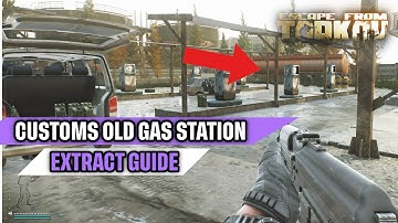 Douane - Uittreksel van een oud tankstation Locatiegids Ontsnapping uit Tarkov