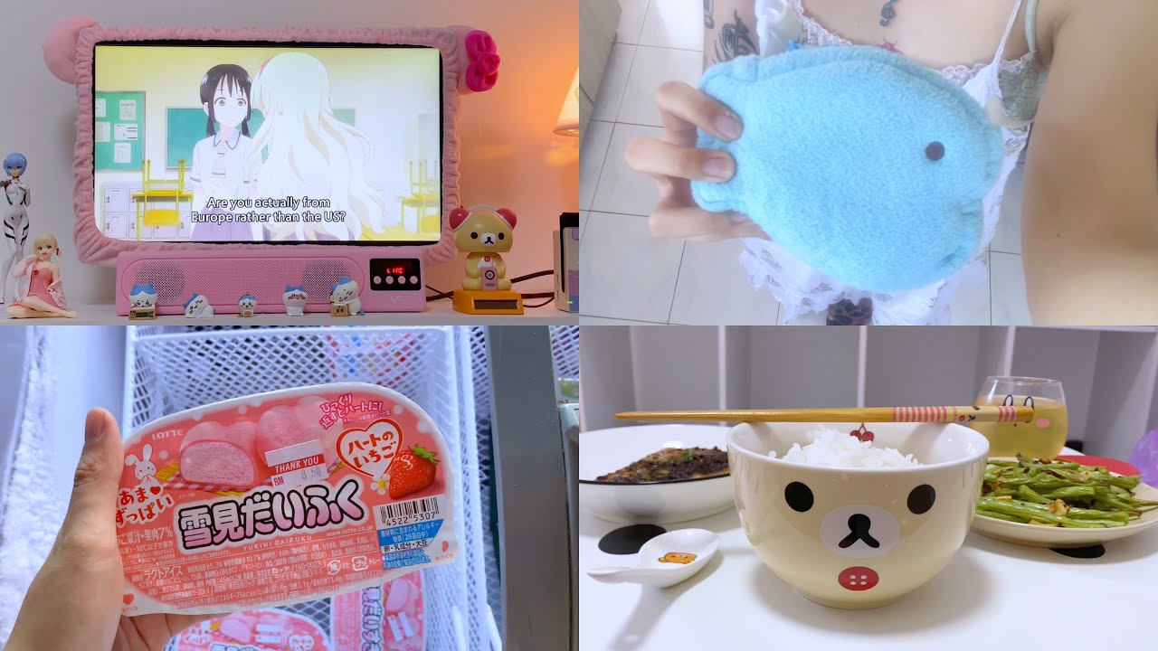 how i have fun as a 23-year-old introvert ☘️ grocery shopping, 3ds, watching anime 🍓