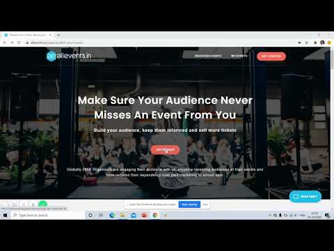 How to Create an Event Website in 5 minutes - AllEvents