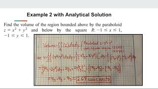 EGR 214 Numerical Methods For Engineers - MatLab Tutorial: Double Integrals