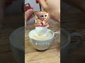 【何それ】ラテアートでバレリーナカプチーノ作って...? #イタリアンブレインロッド #Shorts