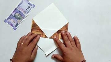 Envelope Making With Paper, Without Glue Tape and Scissors at Home
