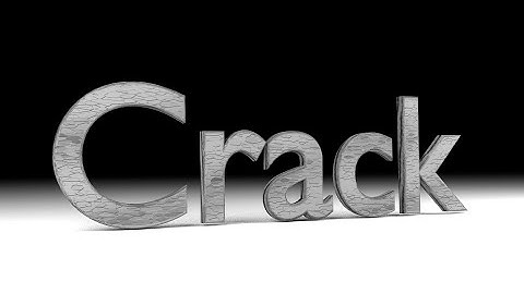 Blender tutorial for beginners: Crack Text