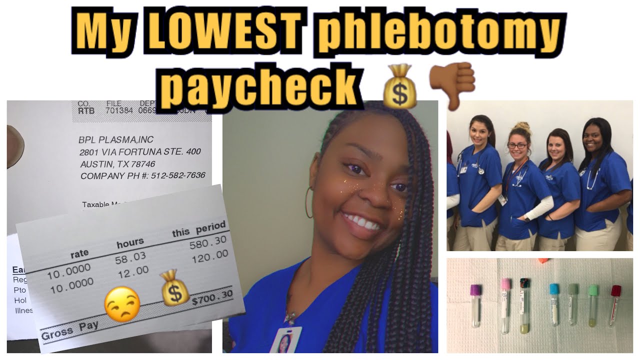 A day in the life of a phlebotomist + PROOF OF MY LOWEST PAYCHECK 10