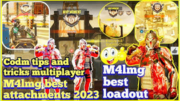 Codm tips and tricks multiplayer M4lmg best loadout M4lmg best attachments 2023