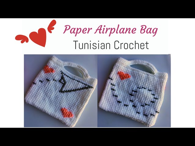 Tunisian Crochet Tote Bag for BEGINNERS - Chunky Crochet Purse for