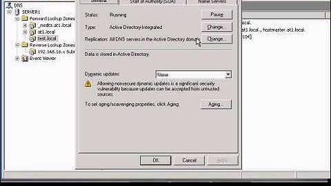 Change zone type in Windows DNS manager