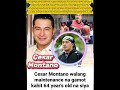 Cesar Montano walang maintenance na gamot kahit 64 years old na siya ano ang sekreto#trendingnewsph