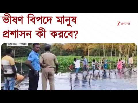 Nadia | বাঁশের সাঁকোয় ঝুঁকির যাতায়াত, বর্ষায় সেতুর বেহাল দশা, প্রশাসনের তরফে কী ব্যবস্থা? 24 Ghanta