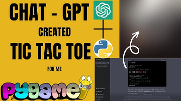 Chat GPT created Tic Tac Toe in Pygame | Python