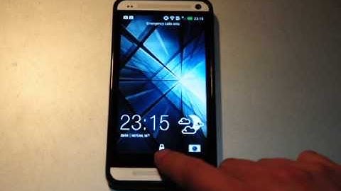 HTC One:  logo2wake and logo2menu