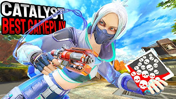 BEST CATALYST GAMEPLAY - 20 KILLS AND 4000 DAMAGE (Apex Legends Gameplay)