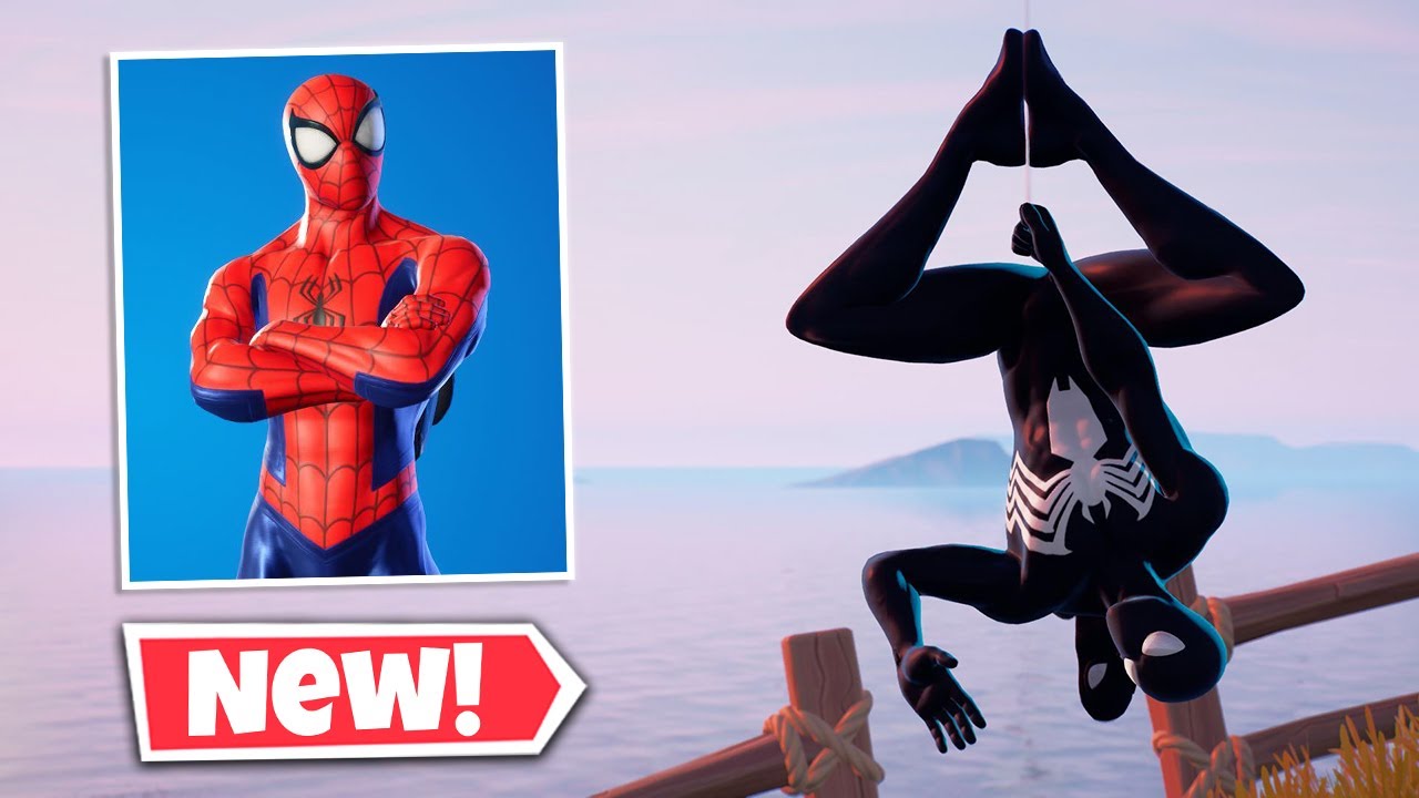 New Spider Man Skin Gameplay In Fortnite Youtube 