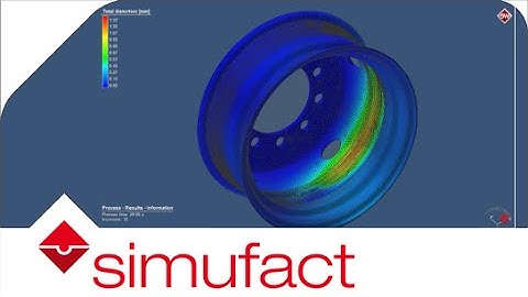 Distortion during the welding of a car rim | Simufact