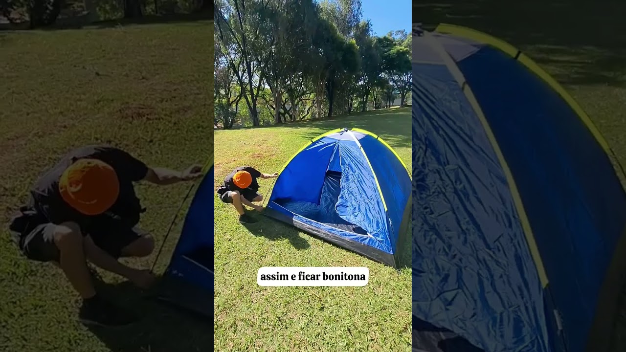 Como montar uma barraca fácil e rápido!