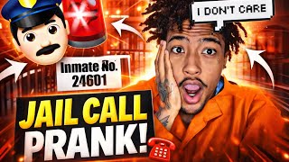 Calling from Jail Prank🚨👮‍♂️🚔🚔*Mom paid bail*