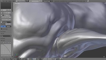 Timelapse: Creature head sculpt 2 - part 2