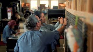 Tukutuku Panel Remu wera | Māori Weaving, Community Art at Remuera Library