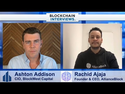 Rachid Ajaja, the Founder and CEO of AllianceBlock | Blockchain Interviews Episode cover